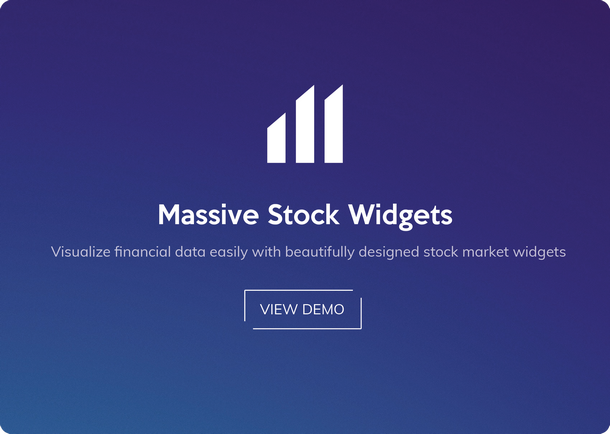 Massive Stock & Forex Widgets - 1